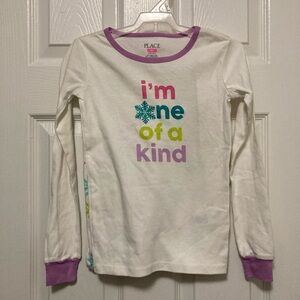 Place White 2pc Snow Theme Pj Set